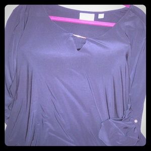 Avenue black tunic top size 30/32